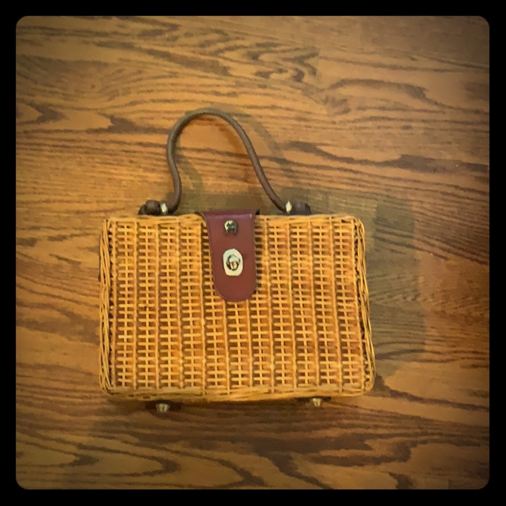 Vintage Aigner Basket Purse